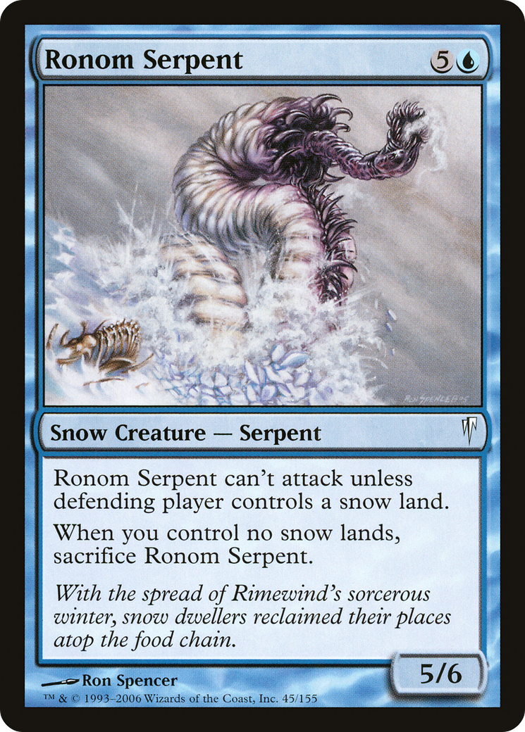 Ronom Serpent [Coldsnap] | Silver Goblin