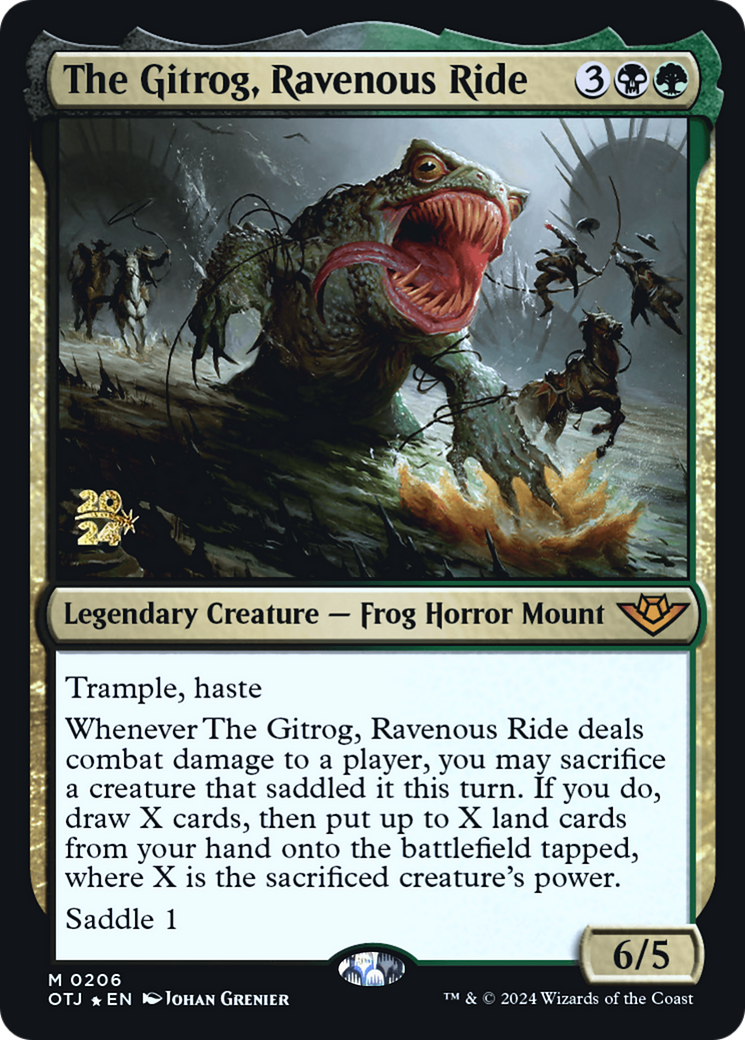 The Gitrog, Ravenous Ride [Outlaws of Thunder Junction Prerelease Promos] | Silver Goblin