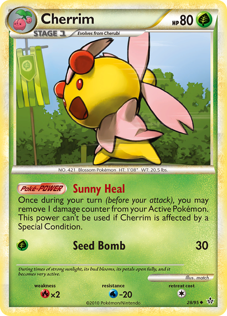 Cherrim (28/95) [HeartGold & SoulSilver: Unleashed] | Silver Goblin