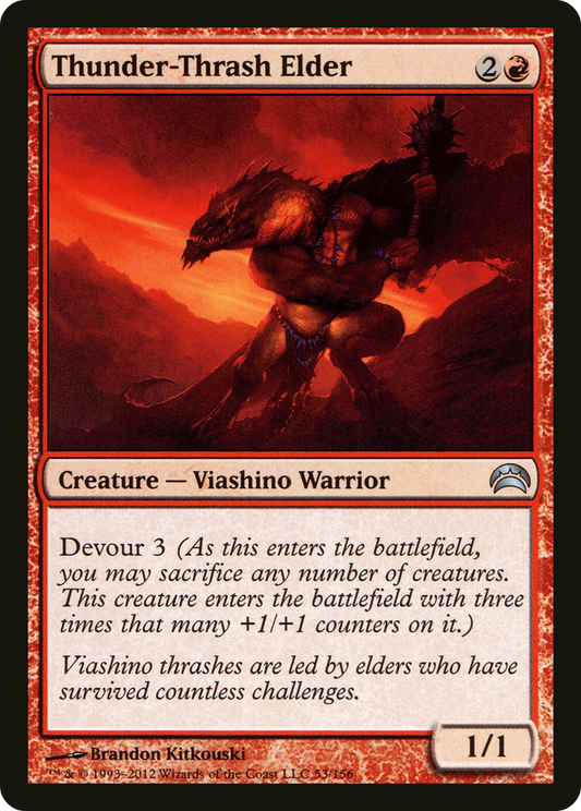 Thunder-Thrash Elder [Planechase 2012] Foil