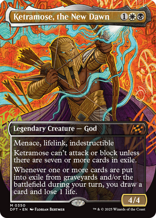 Ketramose, the New Dawn (Borderless) Foil (350) - Aetherdrift