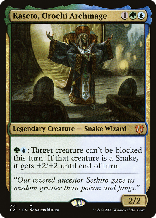 Kaseto, Orochi Archmage [Commander 2021]