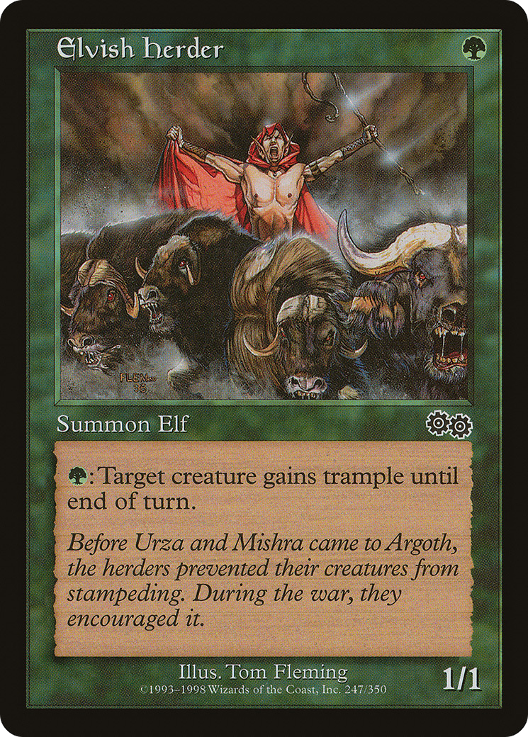 Elvish Herder [Urza's Saga] | Silver Goblin