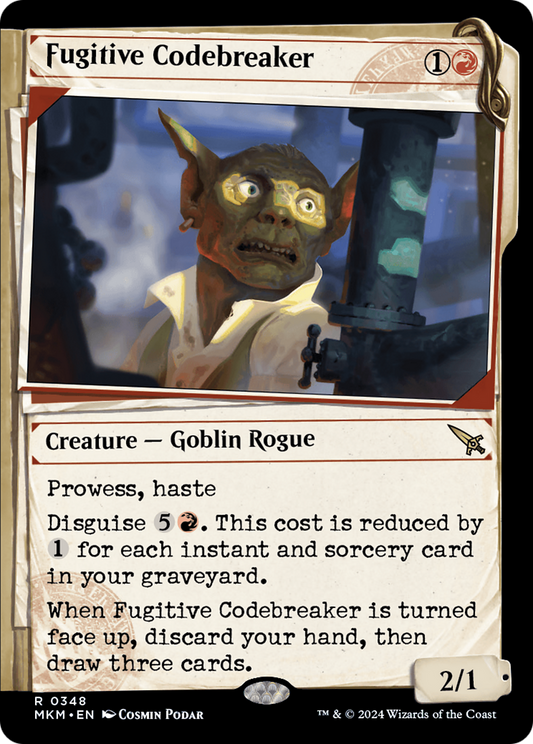 Fugitive Codebreaker (Showcase) [Murders at Karlov Manor] Foil
