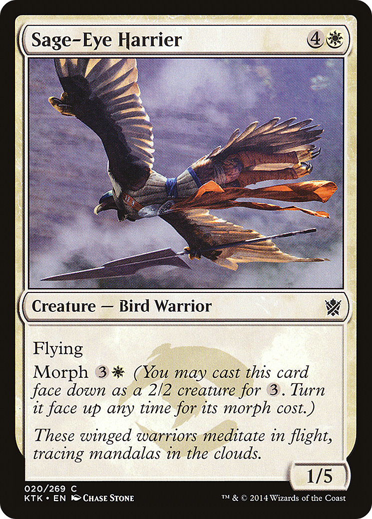 Sage-Eye Harrier [Khans of Tarkir] | Silver Goblin