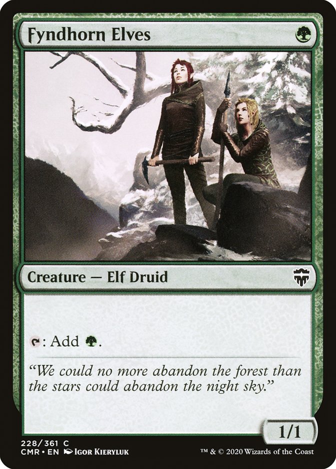 Fyndhorn Elves [Commander Legends] | Silver Goblin