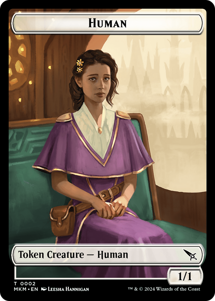 Thopter (0020) // Human Double-Sided Token [Murders at Karlov Manor Tokens] | Silver Goblin