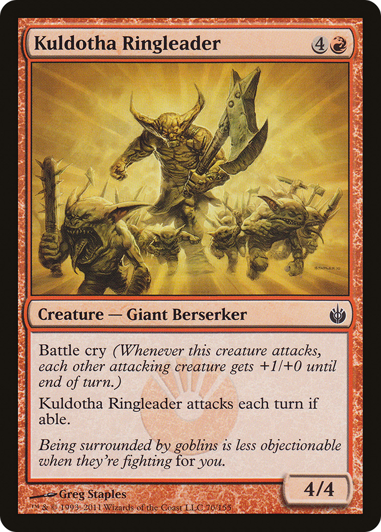 Kuldotha Ringleader [Mirrodin Besieged] | Silver Goblin