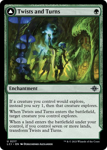 Twists and Turns // Mycoid Maze [The Lost Caverns of Ixalan] Foil