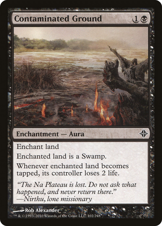 Contaminated Ground [Rise of the Eldrazi] Foil