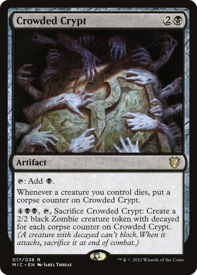 Crowded Crypt [Innistrad: Midnight Hunt Commander]