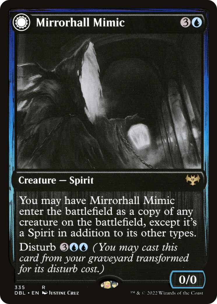 Mirrorhall Mimic // Ghastly Mimicry [Innistrad: Double Feature] | Silver Goblin