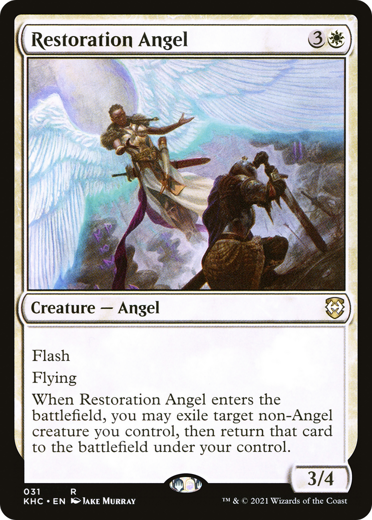 Restoration Angel [Kaldheim Commander] | Silver Goblin