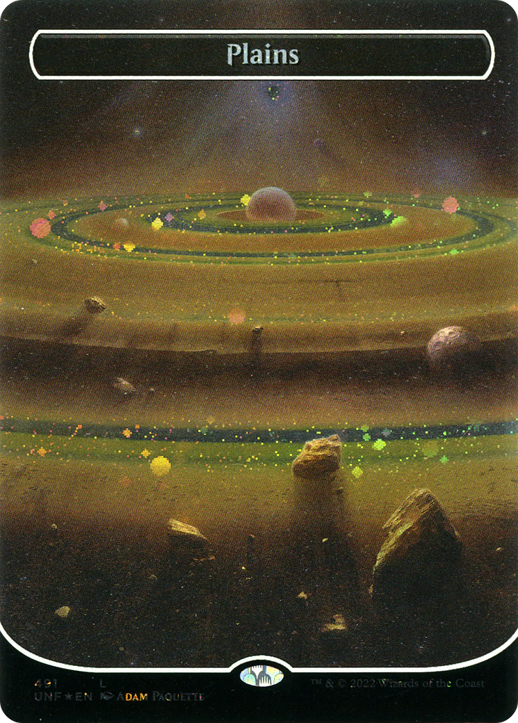 Plains (491) (Orbital Space-ic Land) (Galaxy Foil) [Unfinity]