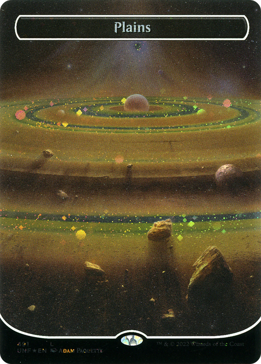 Plains (491) (Orbital Space-ic Land) (Galaxy Foil) [Unfinity]