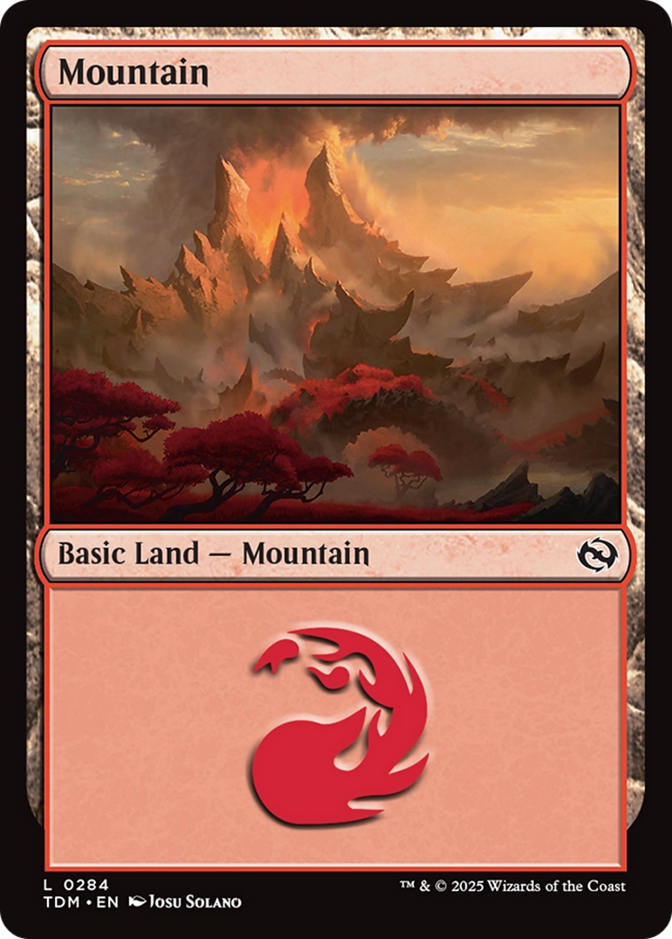 Mountain (284) Foil - Tarkir: Dragonstorm