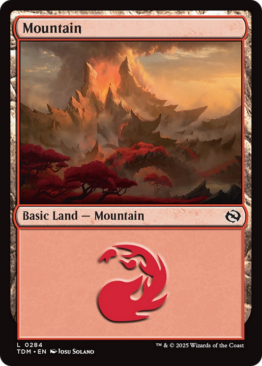 Mountain (284) Foil - Tarkir: Dragonstorm