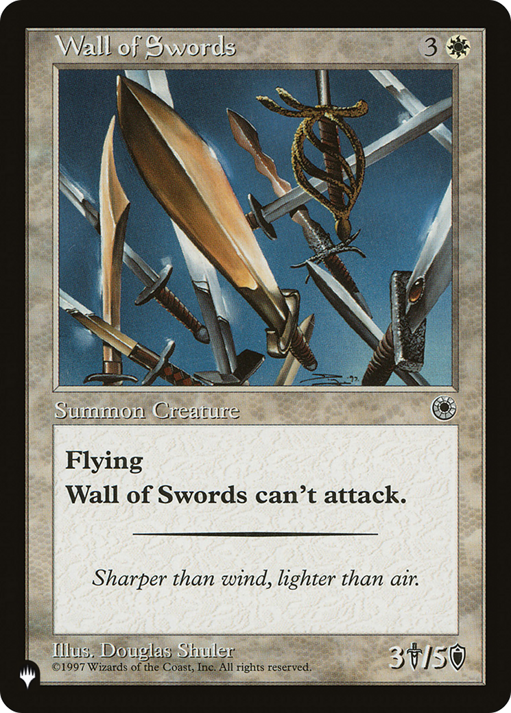 Wall of Swords [The List] | Silver Goblin