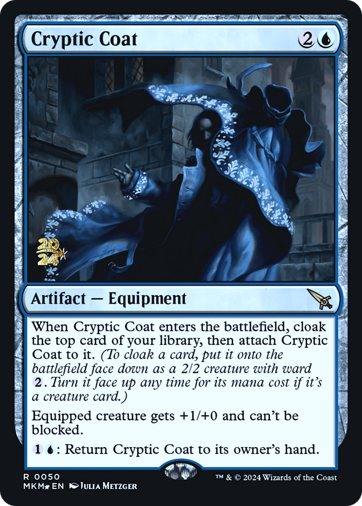 Cryptic Coat [Murders at Karlov Manor Prerelease Promos] | Silver Goblin