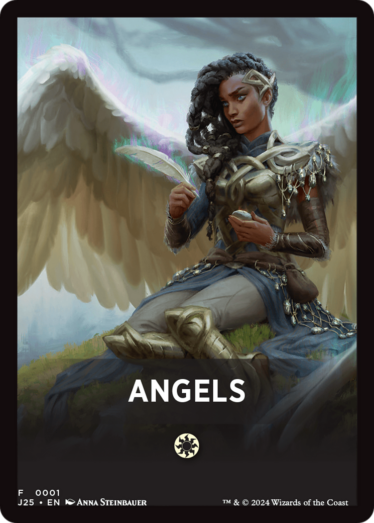 Angels Theme Card [Foundations Jumpstart Front Cards] | Silver Goblin