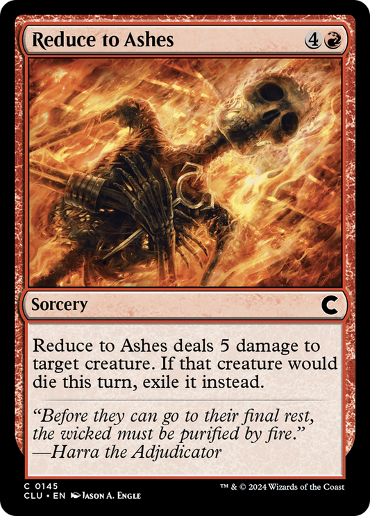 Reduce to Ashes (145)