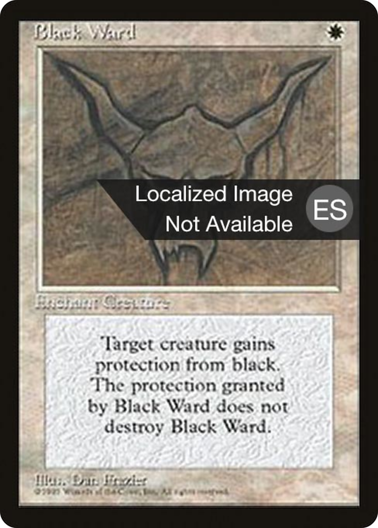 Black Ward [Fourth Edition (Foreign Black Border)] | Silver Goblin