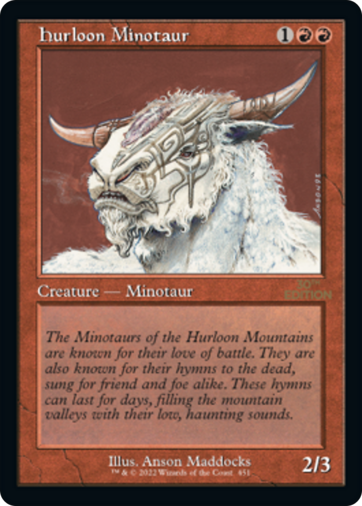 Hurloon Minotaur (Retro) [30th Anniversary Edition] | Silver Goblin