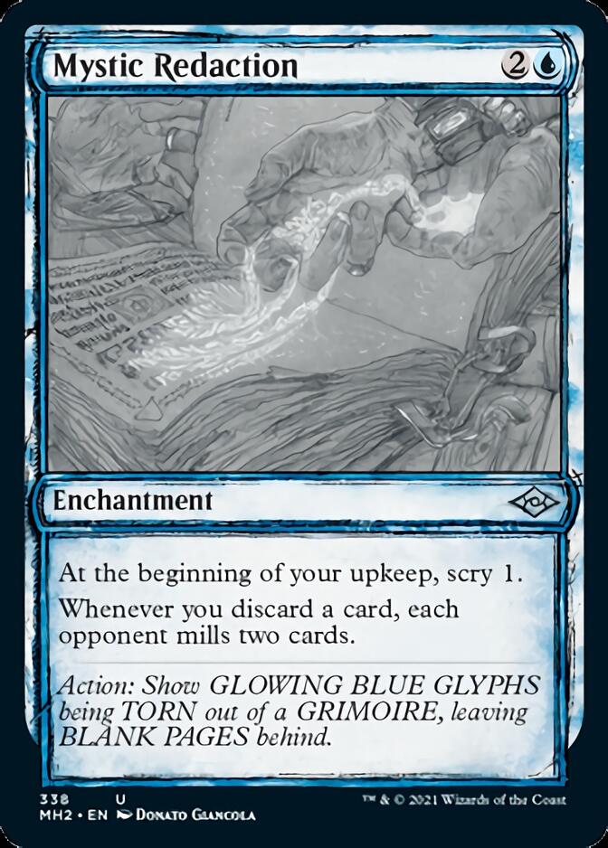 Mystic Redaction (Sketch) [Modern Horizons] | Silver Goblin