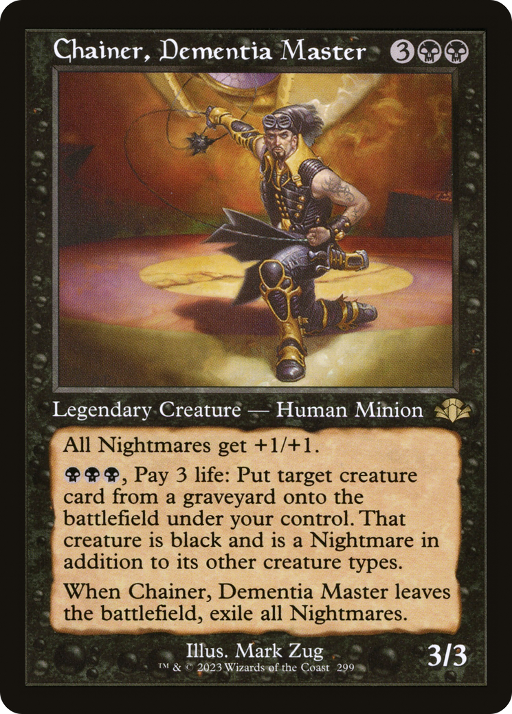 Chainer, Dementia Master (Retro) [Dominaria Remastered] Foil