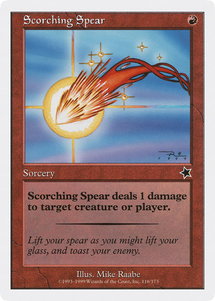 Scorching Spear [Starter 1999] | Silver Goblin