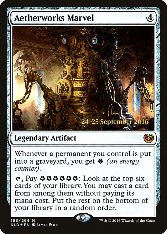 Aetherworks Marvel (Prerelease) (193) Foil - Kaladesh Promos
