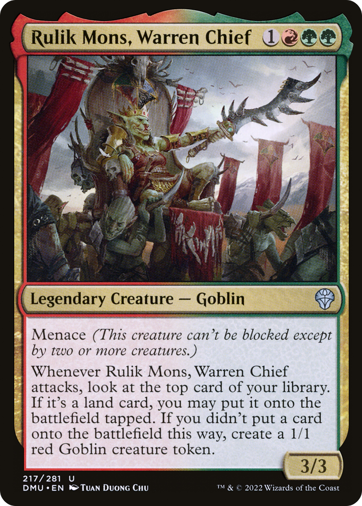 Rulik Mons, Warren Chief [Dominaria United] | Silver Goblin