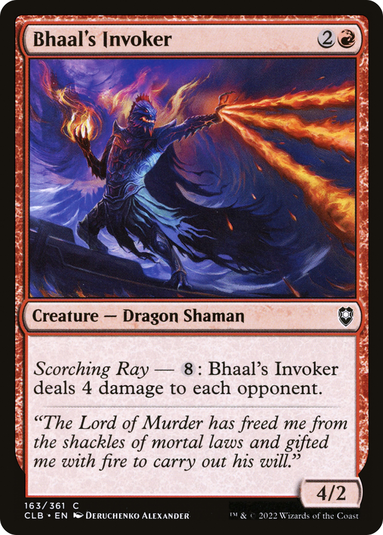 Bhaal's Invoker [Commander Legends: Battle for Baldur's Gate] | Silver Goblin