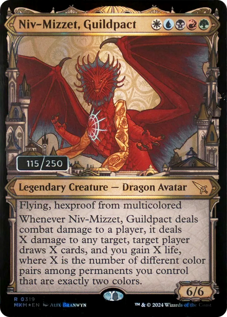 Niv-Mizzet, Guildpact (Serialized) [Murders at Karlov Manor] | Silver Goblin