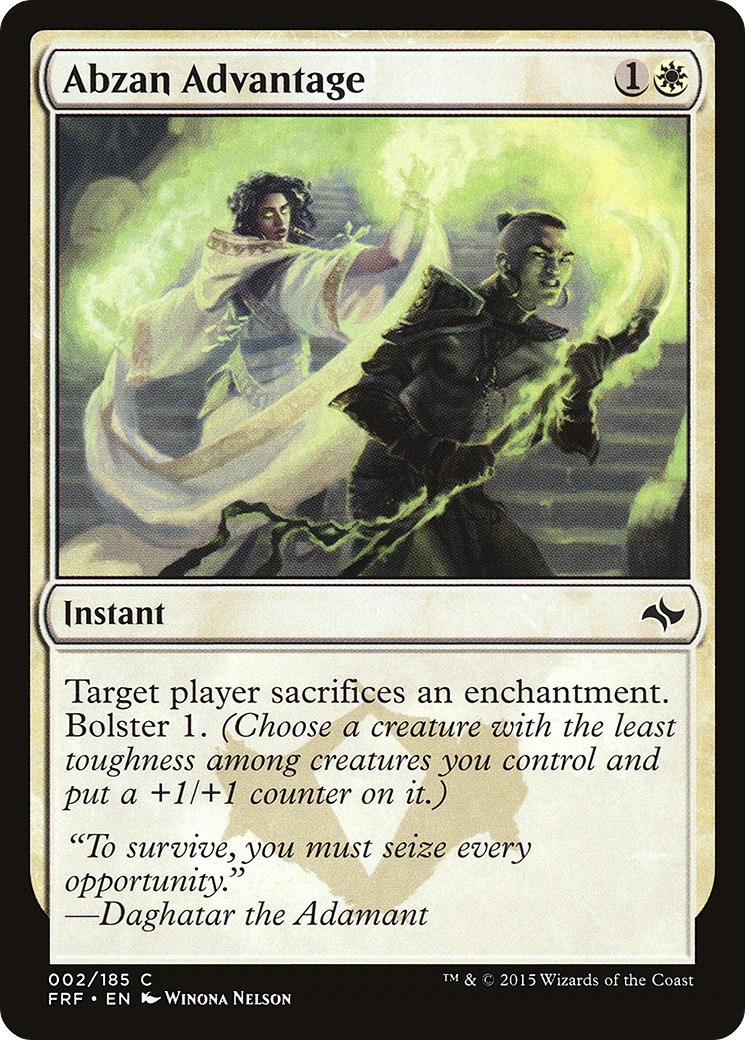 Abzan Advantage [Fate Reforged] Foil