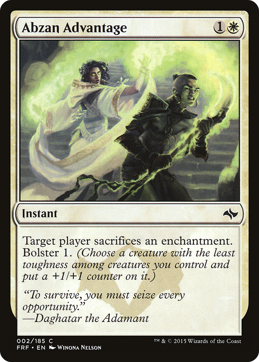 Abzan Advantage [Fate Reforged] Foil