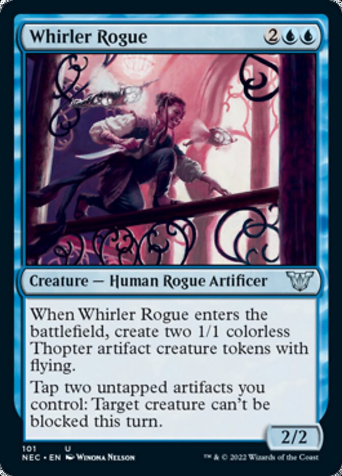 Whirler Rogue [Kamigawa: Neon Dynasty Commander] | Silver Goblin