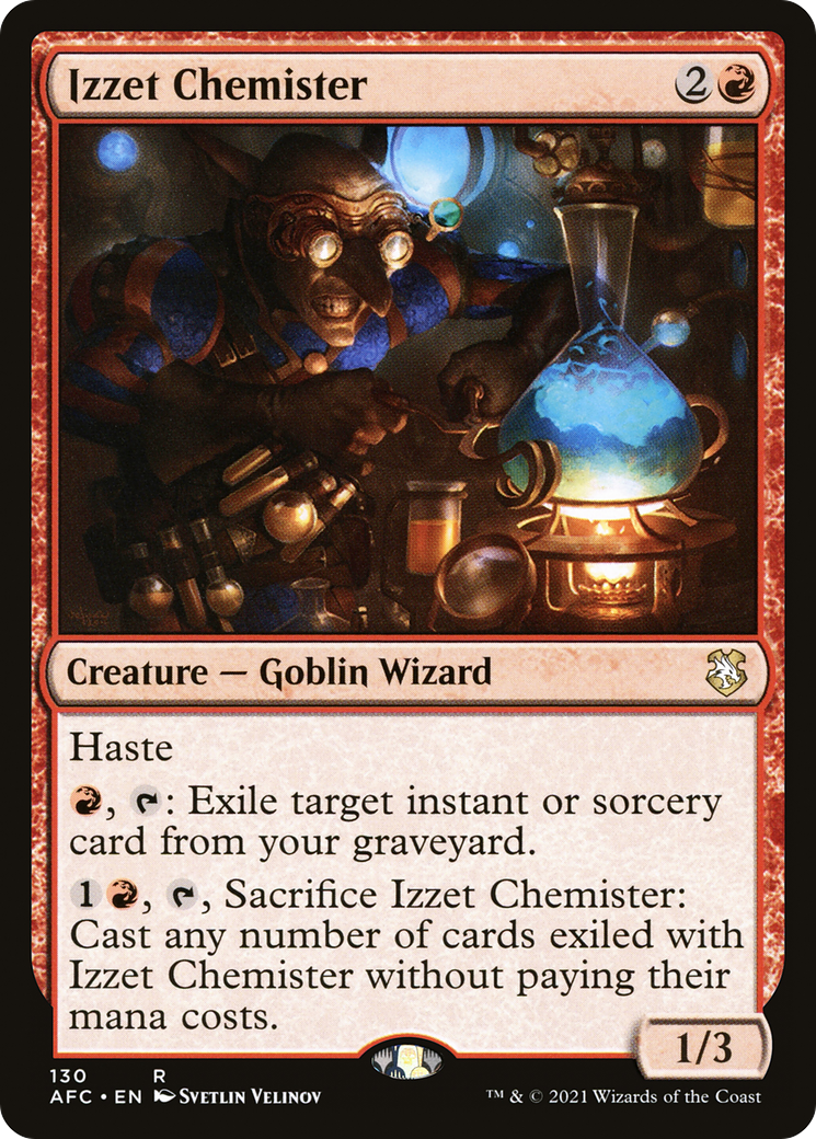 Izzet Chemister [Dungeons & Dragons: Adventures in the Forgotten Realms Commander] | Silver Goblin