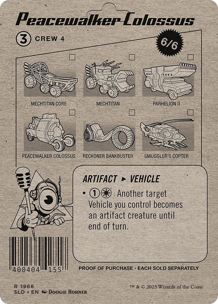 Peacewalker Colossus // Peacewalker Colossus (1966) Foil - Secret Lair Drop