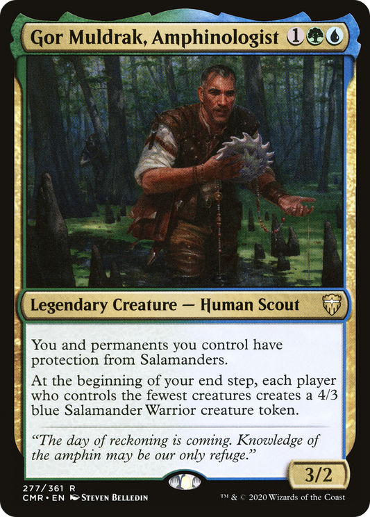 Gor Muldrak, Amphinologist [Commander Legends]