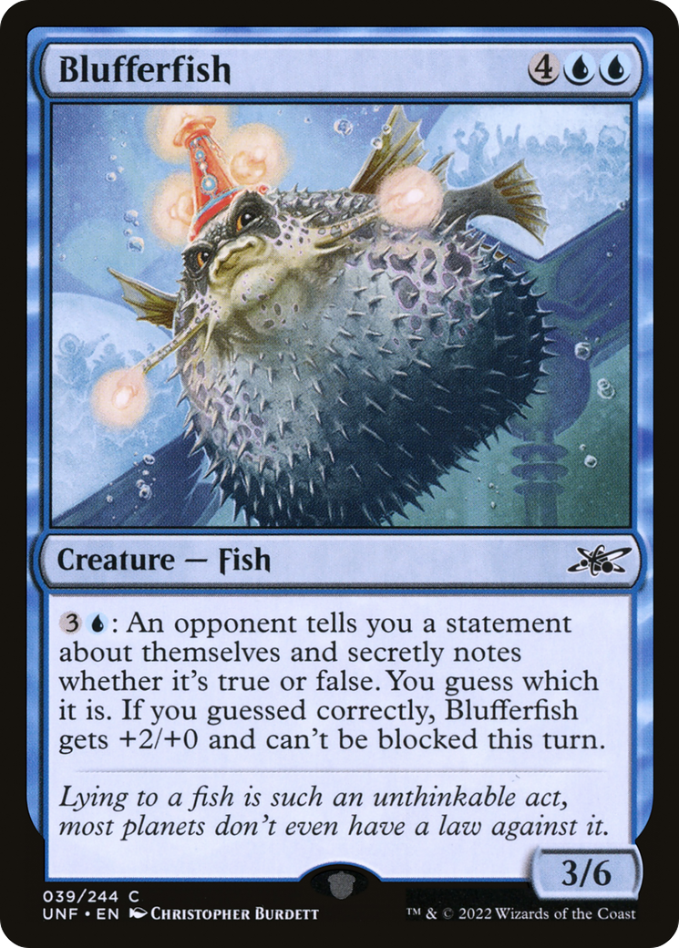 Blufferfish [Unfinity] | Silver Goblin