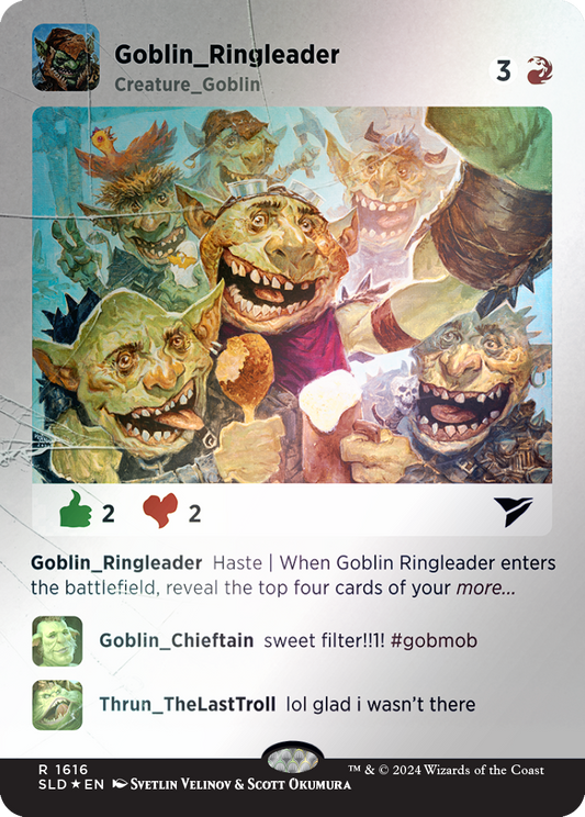 Goblin Ringleader (Rainbow Foil) (1616) Foil - Secret Lair Drop Series