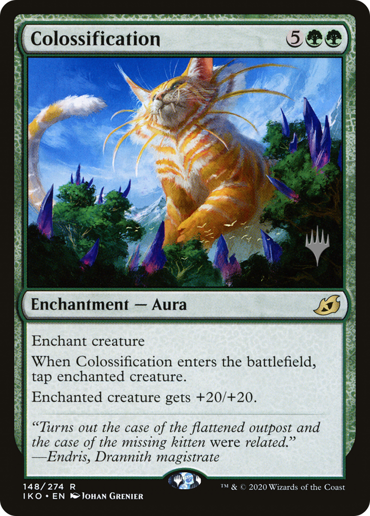 Colossification (Promo Pack) [Ikoria: Lair of Behemoths Promos] | Silver Goblin