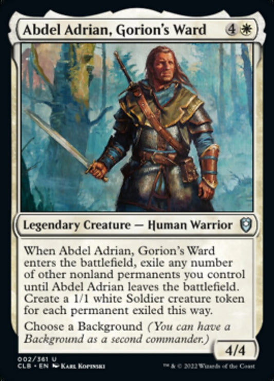 Abdel Adrian, Gorion's Ward [Commander Legends: Battle for Baldur's Gate] Foil