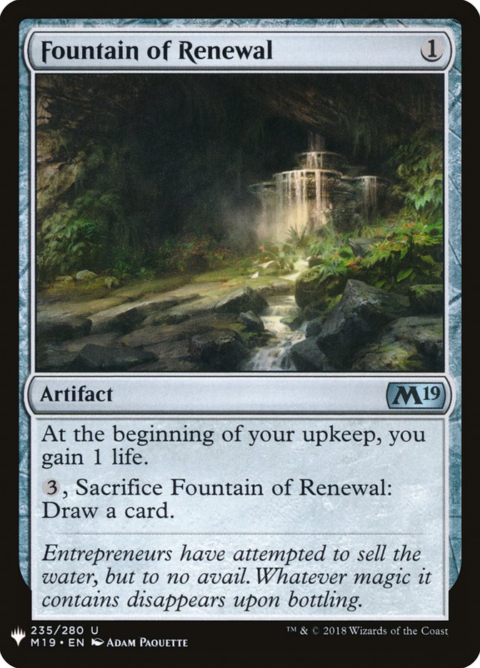 Fountain of Renewal [Mystery Booster] | Silver Goblin