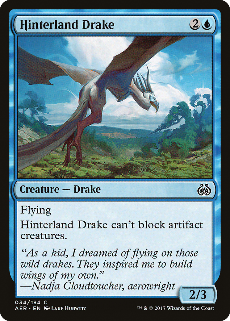 Hinterland Drake [Aether Revolt] | Silver Goblin