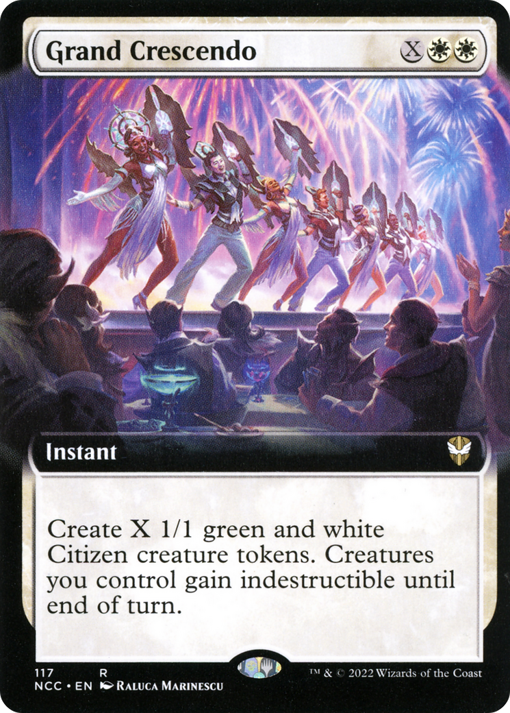 Grand Crescendo (Extended Art) [Streets of New Capenna Commander]