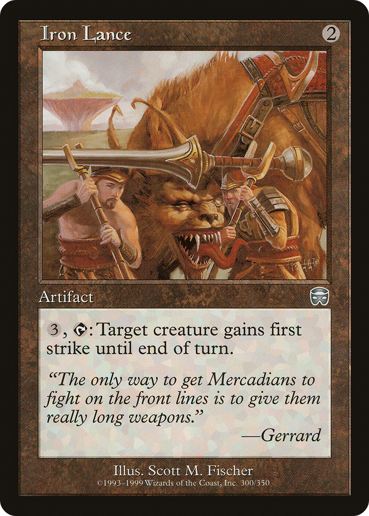 Iron Lance [Mercadian Masques] | Silver Goblin