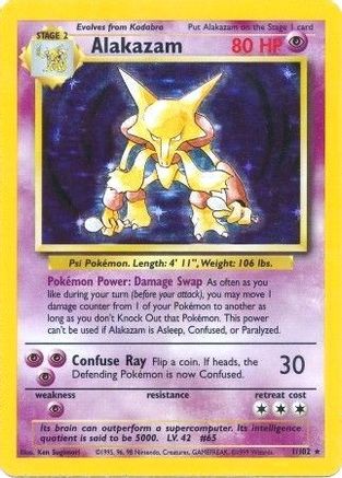 Alakazam (1) Holofoil - Base Set