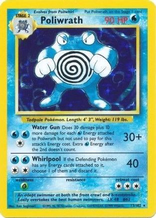 Poliwrath (13/102) [Base Set Unlimited] | Silver Goblin